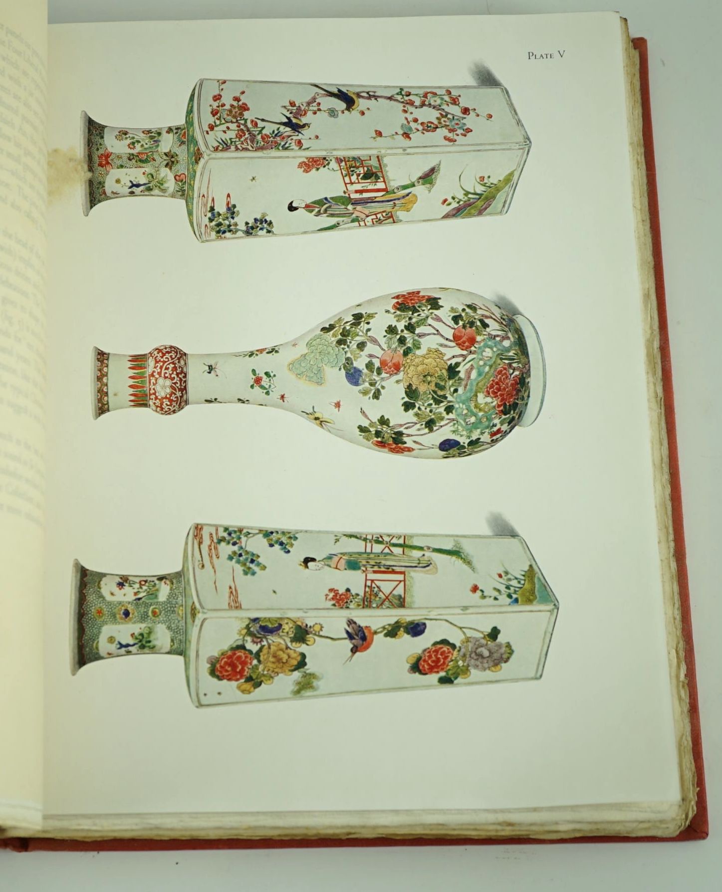 Hobson, Robert Lockhart - Catalogue of the Leonard Gow Collection of Chinese Porcelain, one of 300 signed by Leonard Gow, 4to, original red cloth, with 85 plates, mostly in colour, George W. Jones, London, 1931